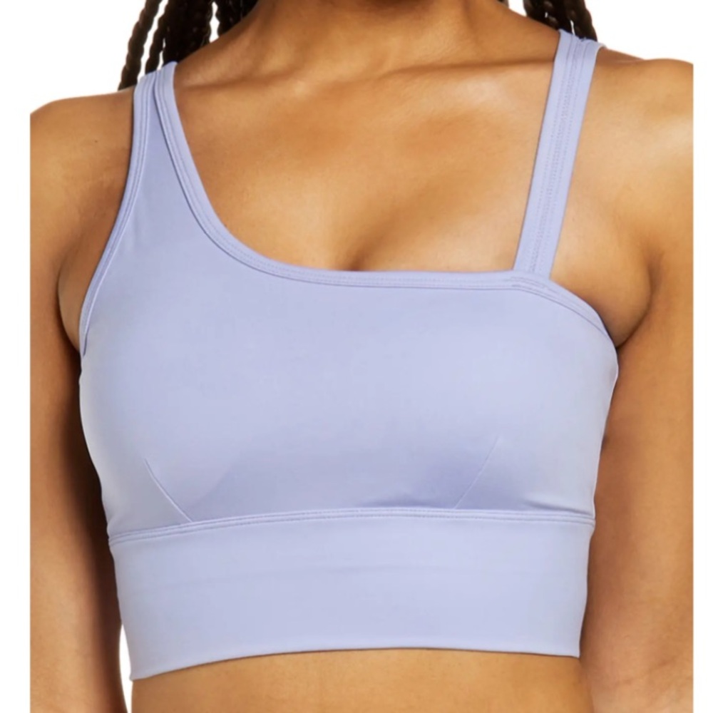 Zella longline asymmetrical sports bra
